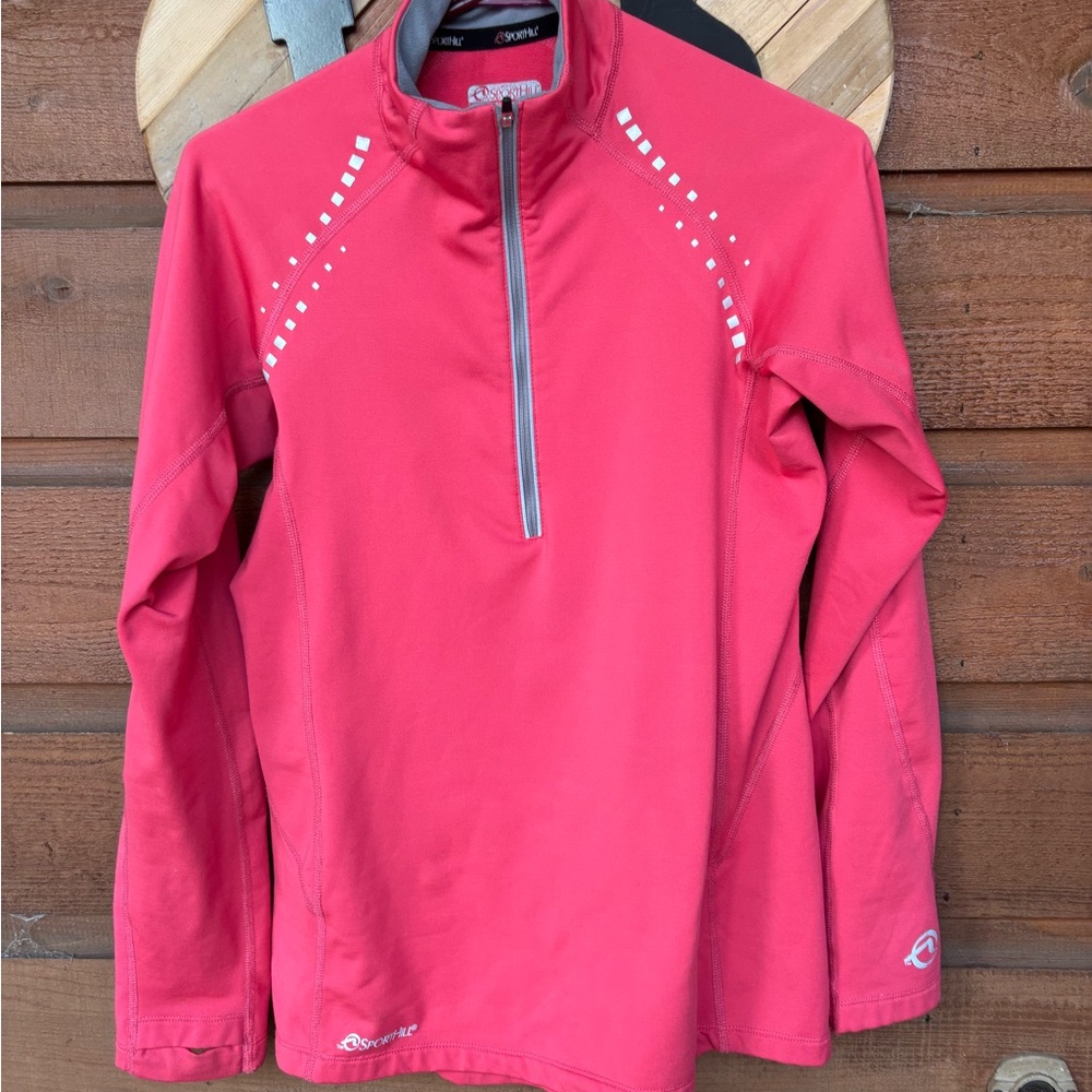 Sporthill quarter zip women’s long sleeve top size S
